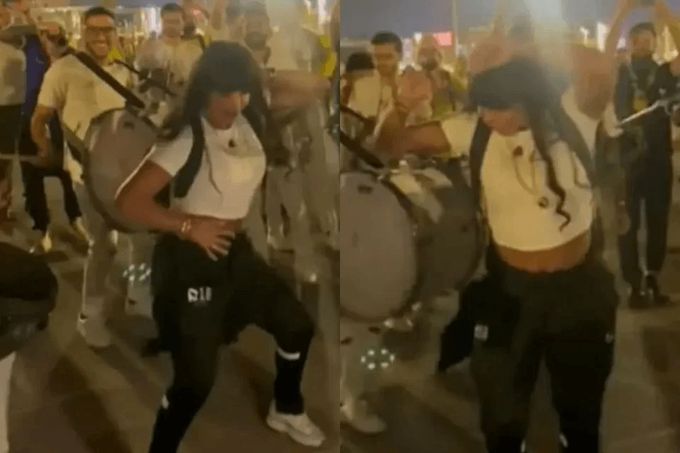 Gretchen se assusta com atitude do marido no Catar: “Está doido?” 6