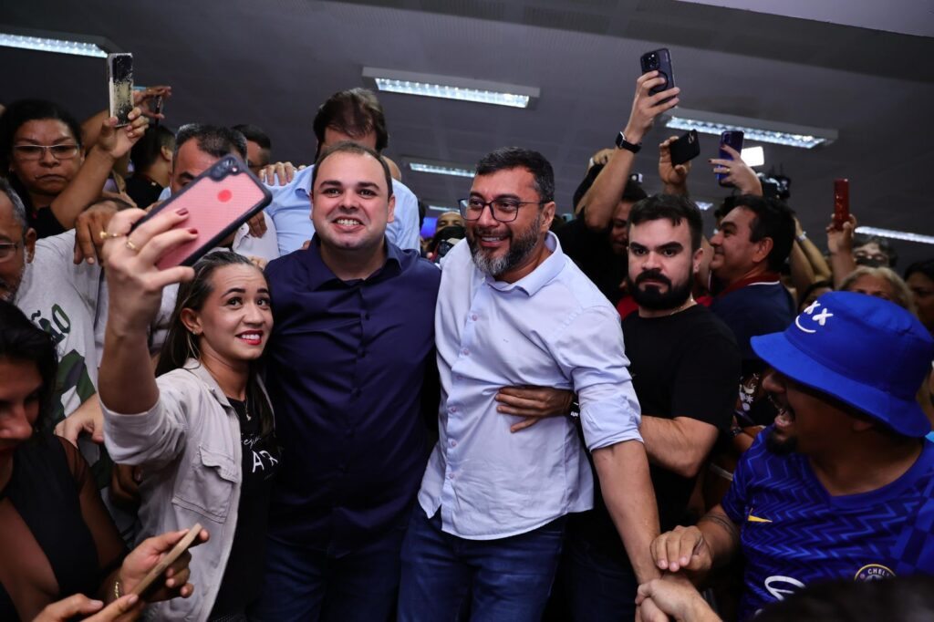 Roberto Cidade lança pré-candidatura à Prefeitura de Manaus, ao lado dos presidentes nacional e estadual do União Brasil 2