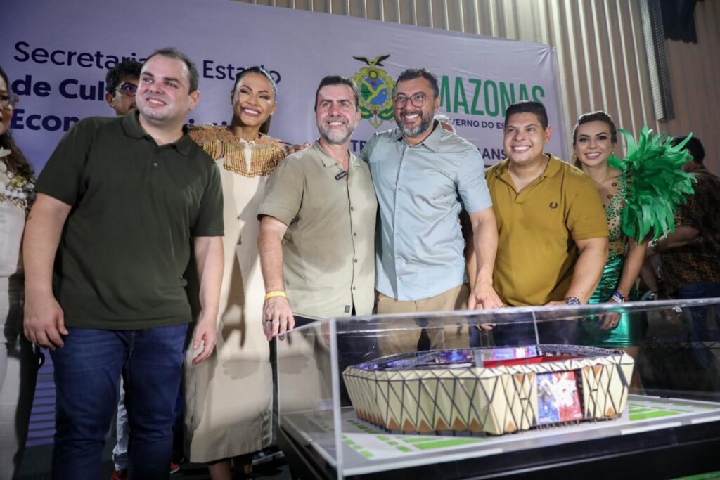 Na primeira noite do 57º Festival de Parintins, Wilson Lima apresenta proposta do novo Bumbódromo de Parintins 2