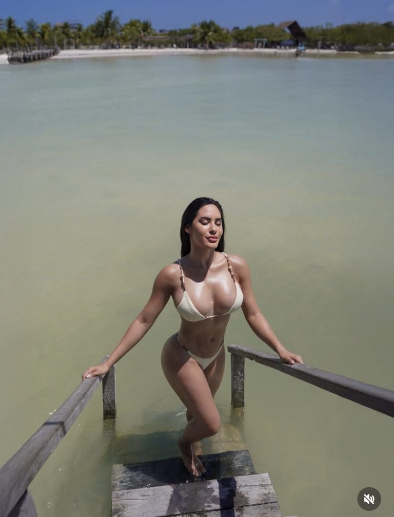 Isabelle Nogueira curte miniférias em ilha paradisíaca no México e encanta seguidores com fotos de biquíni: “gostosa” 4