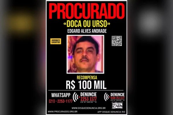 Saiba quem é Doca, principal alvo das polícias do Rio em megaoperação contra o Comando Vermelho 2