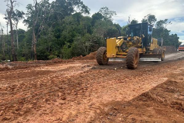 AM-070: obras no ramal Terra Preta avançam em Manacapuru